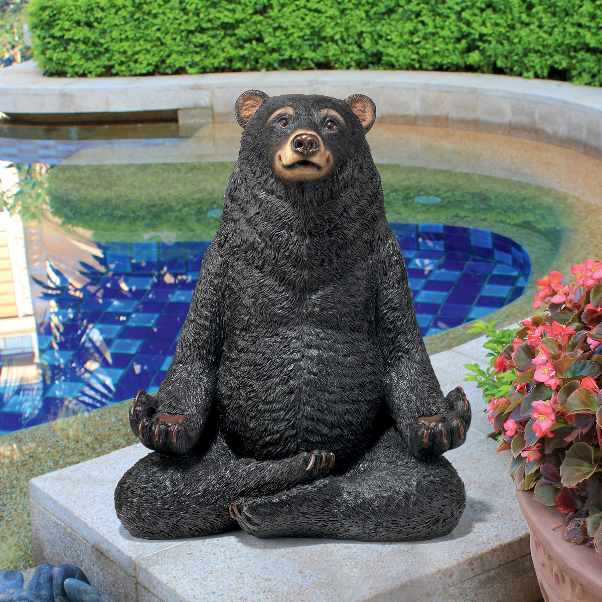 Image Thumbnail for Being One With The Honey Zen Bear Statue